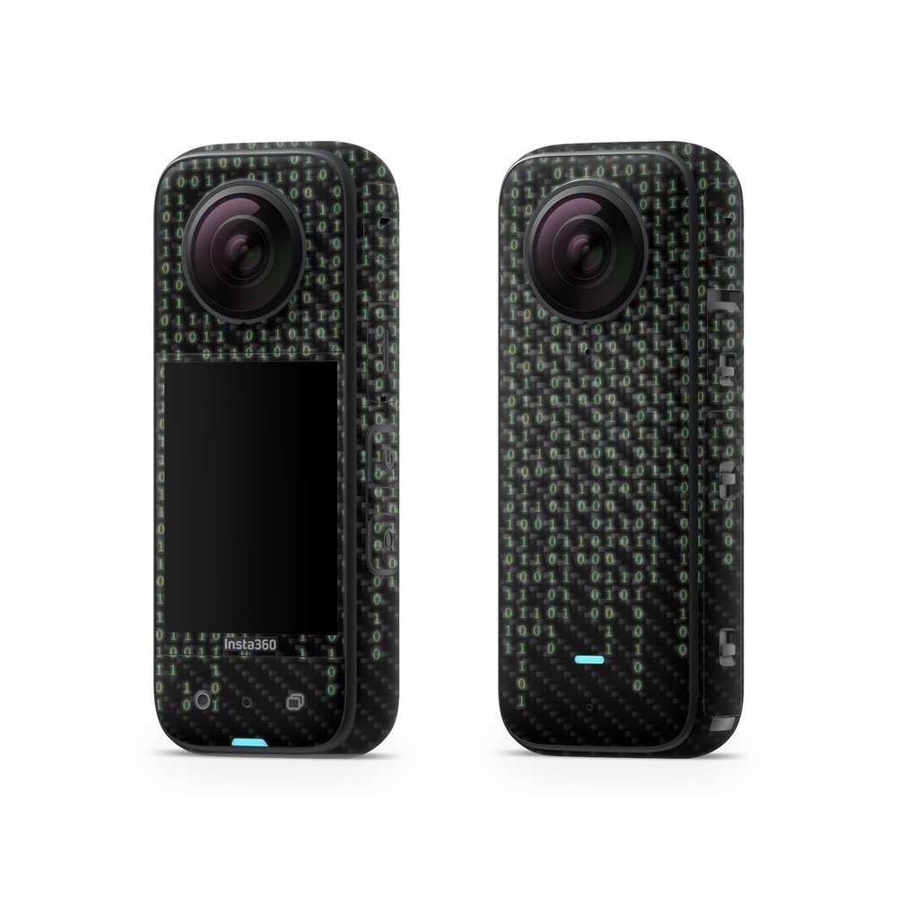 Carbon Fiber Skin Compatible with Insta360 X3 (2022) - Red Pill - Premium 3M Vinyl Protective Wrap Decal Cover - Easy to Apply | Crafted in The USA by MightySkins