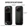 Carbon Fiber Skin Compatible with Insta360 X3 (2022) - Red Pill - Premium 3M Vinyl Protective Wrap Decal Cover - Easy to Apply | Crafted in The USA by MightySkins view 2