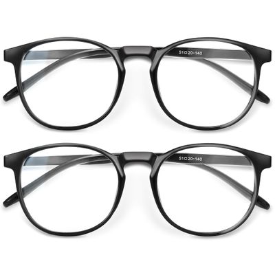 IBOANN Blue Light Glasses for Woman/Men, Fashion Blue Light Glasses Men, Fake Glasses Help Reduce Screen Fatigue