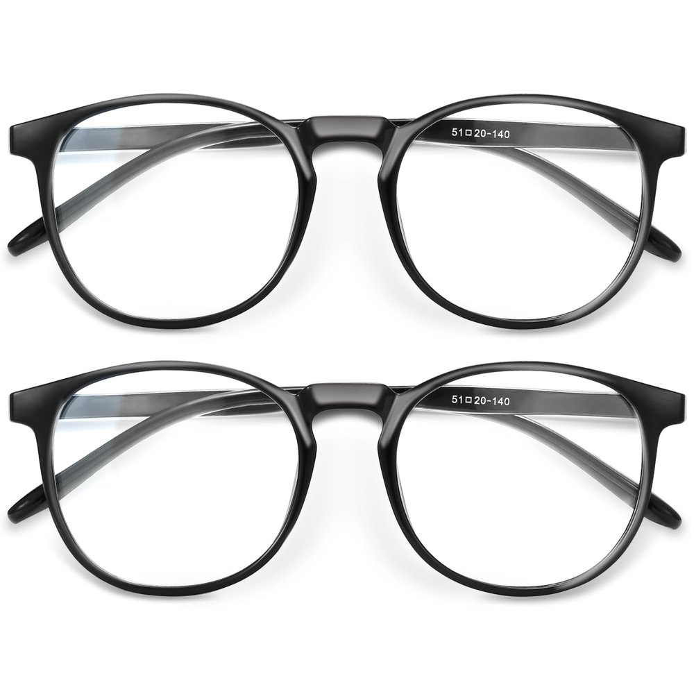 IBOANN Blue Light Glasses for Woman/Men, Fashion Blue Light Glasses Men, Fake Glasses Help Reduce Screen Fatigue