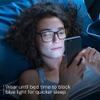 livho Blocking Gaming Glasses Blue Green Light for Computer Sleeping, Dual Coatings Red Lenses, for Women & Men view 2