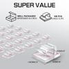 KGROTE 100PCS Cable Clips, Adhesive Wire Clips Strong Cord Clips Wire Holders, Cable Management Clips for Desk, Wall, Car, TV, Ethernet Cable (Clear, Medium) view 2