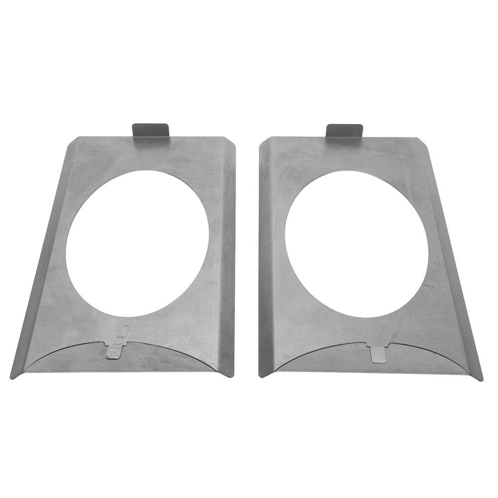 aqxreight Behind Speaker Brackets Replacement for C10 1973-1987 6x9 Inch Speakers Steel Mounting Brackets Glossy Finish Easy Installation Direct Fit