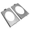 aqxreight Behind Speaker Brackets Replacement for C10 1973-1987 6x9 Inch Speakers Steel Mounting Brackets Glossy Finish Easy Installation Direct Fit view 2