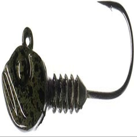 Dirty Jigs GPYGRP-1830 Guppy Head, Green Pumpkin, 1/8oz, 3/0, 3 Count