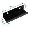 Be In Your Mind 12 Sets Vinyl Record Wall Mount Shelf Acrylic Album Record Holder Display Shelf LP Albums Shelves Black Wall Mounted Record CD Rack view 4