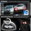 2K Front Dash Recorder Cam,64GB Card Included 1.5" IPS Display Dash Camera for Cars Flip & Mirror, WiFi, 24H Parking Monitor, Loop Recording, G-Sensor, Night Vision, iOS/Android Mobile App Control view 4