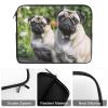 Laptop Case Sleeve 13inch Shockproof Laptop Case Pugs in The Garden Laptop Sleeve Carrying Case view 3