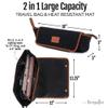 tressific Large Hair Tools Travel Bag with Heat Resistant Mat for Curling Irons, Flat Irons, and Styler Brushes | Protective Organizer for Travel & Home view 2