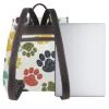 YQxwJL Cute Colorful Dog Paw Print Leather Laptop Fashion Large Backpack Casual Camping Travel Rucksack Knapsack For Women view 3