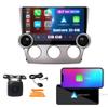 Display Knobs CarPlay/Android Auto Autoradio Android FM Radio Car Navigation Stereo Pad Player GPS 10.1" QLED Touch Screen 2 Din Headunit Tablet for Toyota Camry 2007-2011 Manual AC Quad Core 2G+64G view 1
