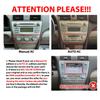 Display Knobs CarPlay/Android Auto Autoradio Android FM Radio Car Navigation Stereo Pad Player GPS 10.1" QLED Touch Screen 2 Din Headunit Tablet for Toyota Camry 2007-2011 Manual AC Quad Core 2G+64G view 2