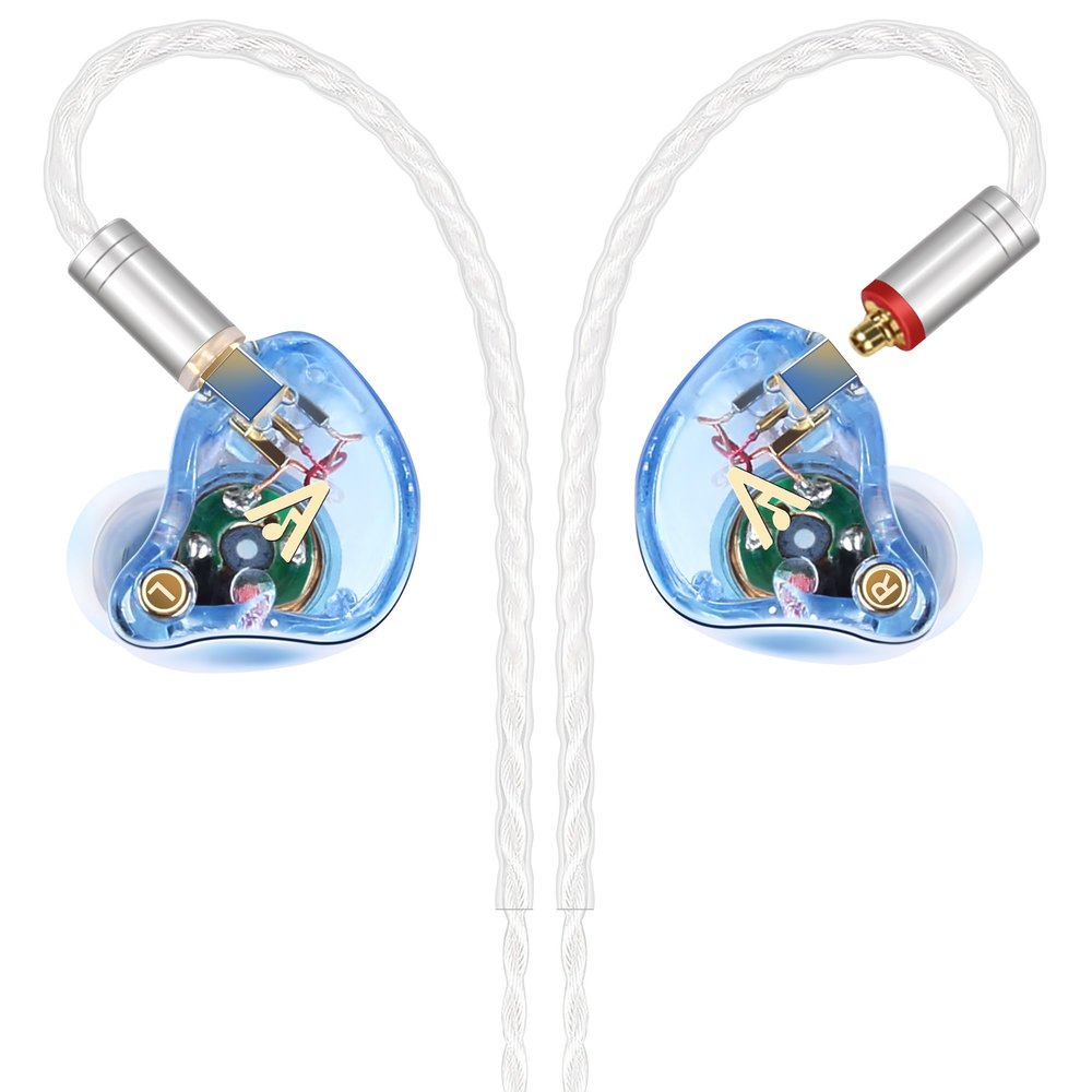 Audiovance Vibes 202 HiFi Wired Earbuds, IEM in-Ear Monitor Headphones