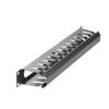 1U 19 Inch Cable Management Black Server Rack Wire Metal Rack Mount Cable Management with Cover and Mounting Screws for Network Cabinet view 1