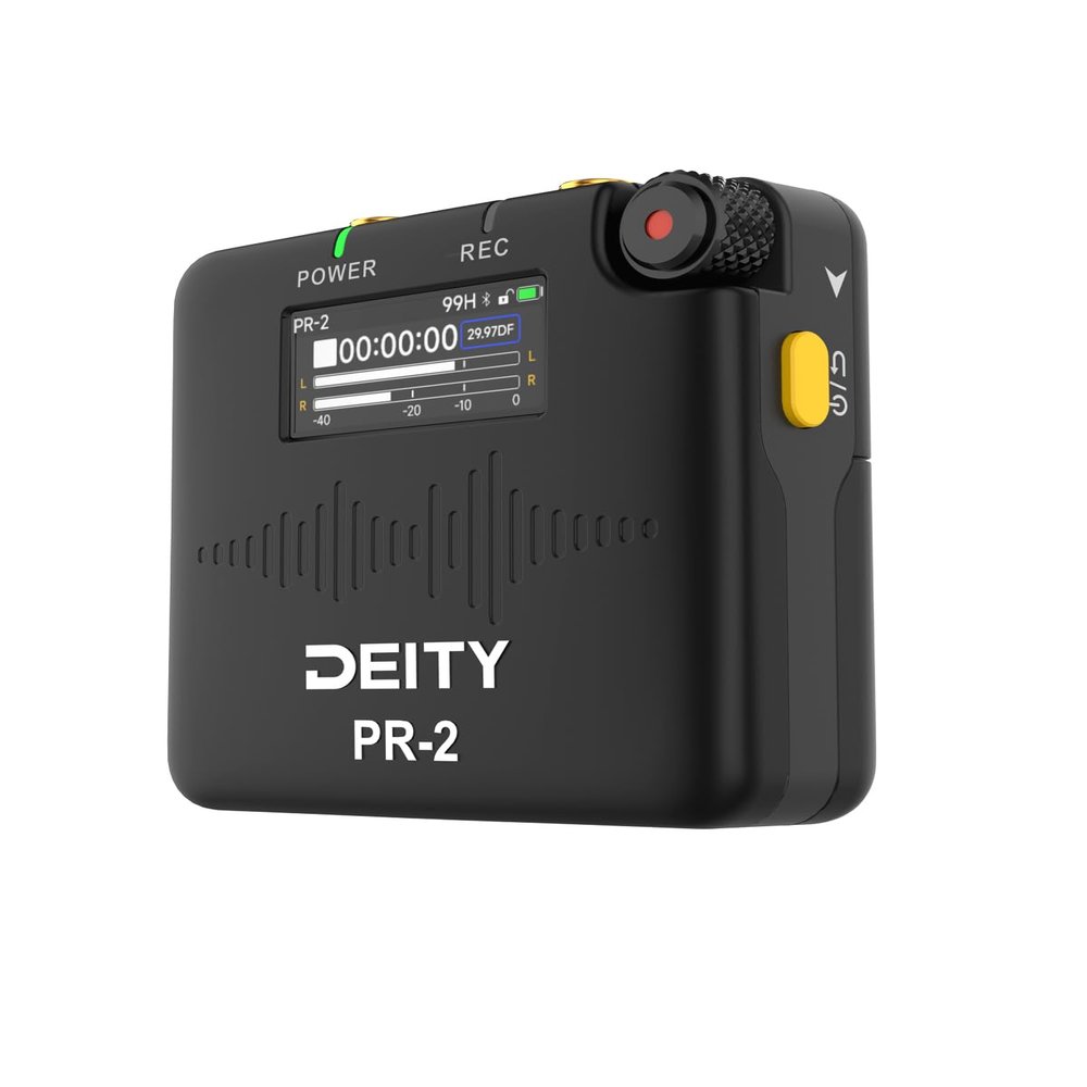 Deity PR2 Pocket Recorder with Lavalier Mic,Sidus Audio APP Control,32-bit Float Professional with Timecode, US Version