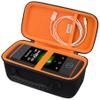 BOVKE Carrying Case for Bushnell Golf Wingman HD GPS Speaker, Portable Golf GPS Speaker Travel Storage Holder, Golfs Cart Bluetooth Speaker Bag Organizer for Charging Cable and Accessories, Black view 1