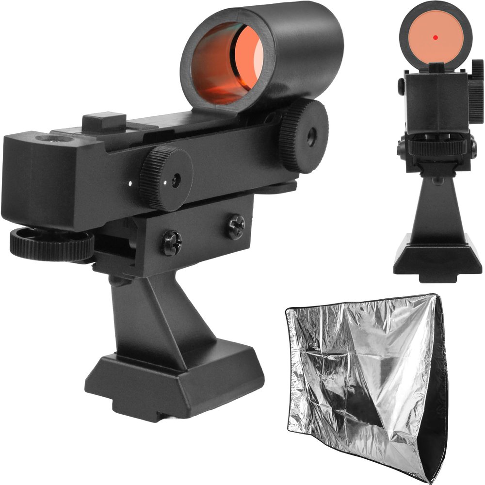 Tydeux Protective Telescope Cover with Fixing Strap, Diameter 37.6" - Bundle with - Red Dot Finderscope