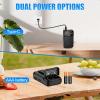 PRUNUS J-555 Pocket Radio AM FM USB-C Charging& Battery Operated, Excellent Reception& Clear Speaker and Headphone Jack, Back Clip, Flashlight, Transistor Radios, Portable Radios AM FM, Mini Radio view 2
