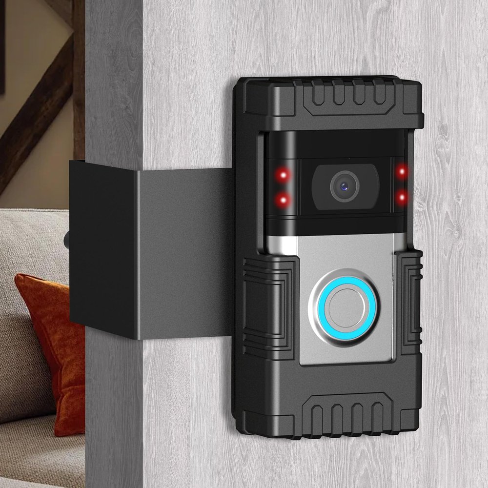 Anti-Theft Doorbell Mount Compatible with Ring/Blink, No-Drill Camera Holder, Adjustable Mounting Bracket Accessories, for Doorbell 1/2/3/4/3Plus/2020 2023 2024 Release/Pro/Pro 2