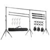 10x20 ft Heavy Duty Back Drop Adjustable Stand, Photo Backdrop Stand Kit for Photography with Carrying Bag, Convertible to Backdrop Stand 10x10 Adjustable Width. view 1