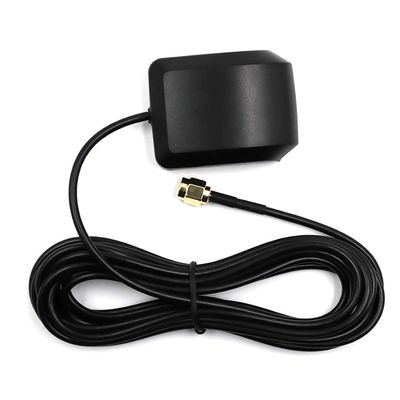 Geekstory Active GPS+GLONASS Navigation Antenna with SMA Male Connector 33dB Gain GPS External Antenna 3m Cable for Vehicle GPS Navigation System Module GPS Tracker Locator Real Time Tracking