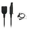 2 Pack UV-9R Plus Shoulder Mic Adapter 2pin Earpiece for GT-3WP Waterproof Walkie Talkie UV-9R Pro Cord Connector to DM-1701 with Acoustic Headset view 1
