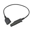 2 Pack UV-9R Plus Shoulder Mic Adapter 2pin Earpiece for GT-3WP Waterproof Walkie Talkie UV-9R Pro Cord Connector to DM-1701 with Acoustic Headset view 2