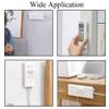 12PCS Adhesive Punch Free Socket Holders Card Slot Design Desktop Socket Fixer Power Strip Holder Wall Mounted Hole-Free Socket Fixing (White) view 3