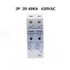 VCIMZUL 2P 20KA~40KA 420V House Surge Protector Protection Protective Low-Voltage Arrester Device view 2