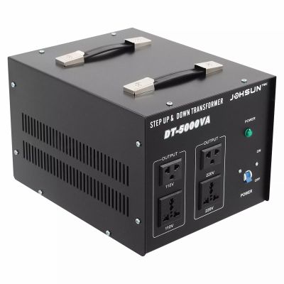 SHONFYVS Voltage Converter Transformer 5000W Heavy Duty Voltage Converter Voltage Transformer Step Up Down 110V to 220V 220V to 110V Converter,Electrical Power Voltage Converter Transformer, Black