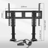 THEGA Electric TV Mount - LCD TV Floor Stand, Telescopic Lift TV Stand, with Remote Control, for 55-100/120inch Tv, 1205-2705mm/47.4-81.6 Inch Height Adjustable, Easy to Install(55-120inch TV) view 2
