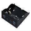 SEDNA USB 3.2 Gen II (10Gbps) 4 Port (2A2C) Internal Hub (Floppy Bay) with Type E Connector, Black, SE-USB32G2-IHUB-314C-E view 2