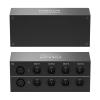 Cubilux 4-Way Balanced XLR Splitter Box, Passive Stereo 2-In-8-Out Audio Distributor for Studio, Live, Mixer, Amplifier, Preamps, Powered Speaker view 1