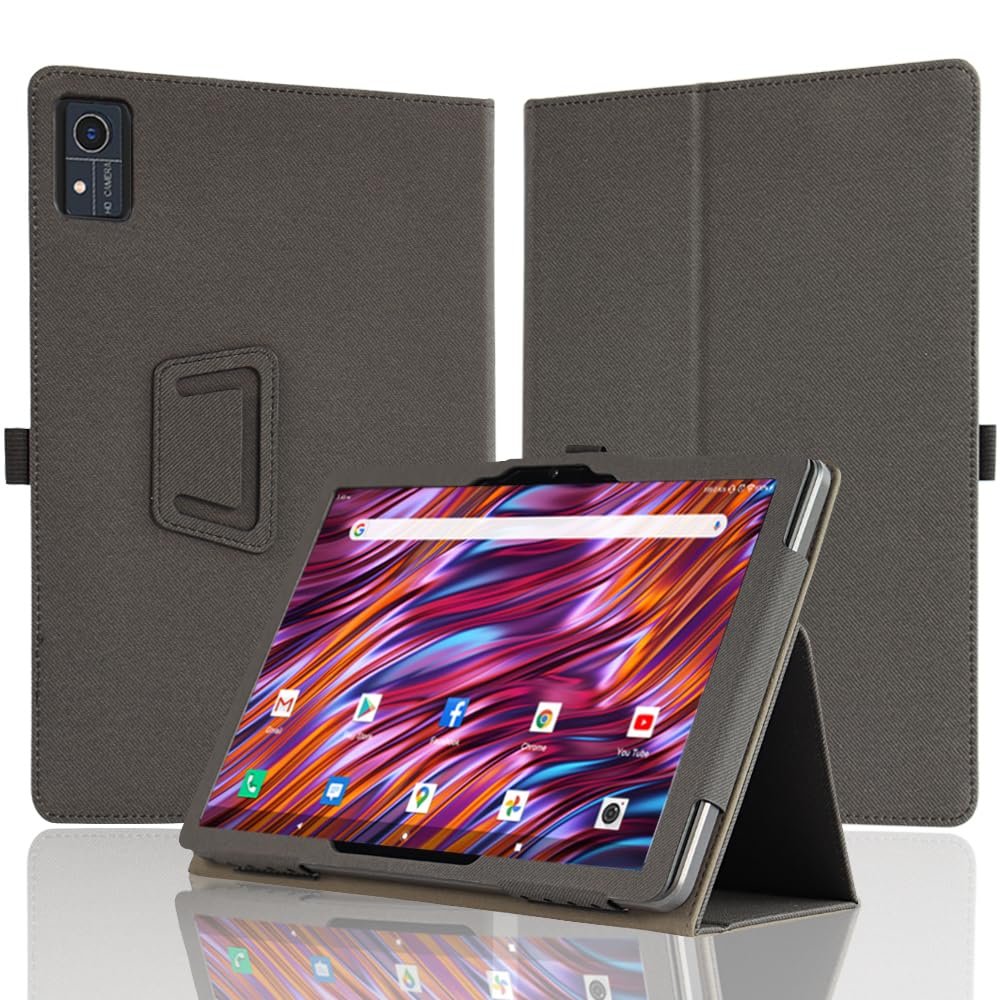[NSFN] for MEIZE D115 Tablet Case 10.1 Inch Tablet Case Protective Case with Handheld Band Premium PU Leather StandFunction for MEIZE D115 Case