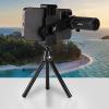 10-20X Compact Monocular Telescope, Single Tube Telescope with Smartphone  & Tripod, Low-Light Night Vision, Optical Layer Coating, for Outdoor Activity, Bird Watching, Concert view 4