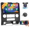 Leadfan Android 11 Car Stereo for Ford Escape Kuga Mazda Tribute 2007-2012 Radio Wireless Apple CarPlay Android Auto, 9" IPS Touch Screen Audio Player with WiFi GPS Navi Bluetooth FM Rear Camera SWC view 1