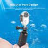 DirectNine Basics Waterproof Case for Insta360 GO 3/3S, Underwater 40m Diving Case Housing Shell,Thumb Camera Swimming Dive Protective Case for Insta360 GO 3/3S Camera Accessories, Transparent view 4