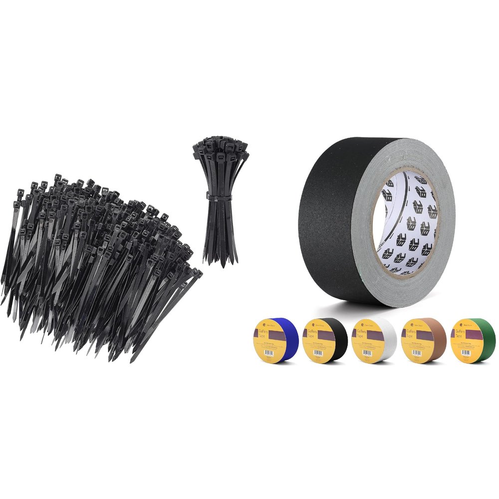 Bates- Cable Zip Ties and Gaffers Tape