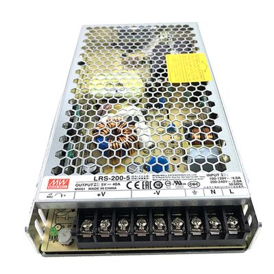 DrapeMania LRS-200-5 200W Single Output Switching Power Supply 5V 40A, UL/CE/CB Certified, for Industrial Automation, Control Systems