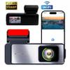 1080P FHD WiFi Car Dash Cam, Car Driving Recorder Whit Front and Rear Inside HD Night Vision G-Sensor Loop Recording APP Remote 170Wide Angle 24H Parking Mode (Num.E-WiFi 32SD F) view 2