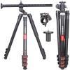 Aluminum Alloy Horizontal Tripod INNOREL YT284A with Rotatable Multi-Angle Center Column,29mm Tube Professional Camera Tripod Monopod for Digital DSLR Video Camcorder Overhead Shooting Load 20kg view 1