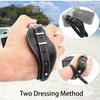 BIZOEdigital Camera Leather Hand Strap Wrist Grip Black for Canon Nikon Sony Fujifilm Olympus DSLR and Mirrorless Photography Accessories Camera Grip Holder Wrist Strap, applicative view 2