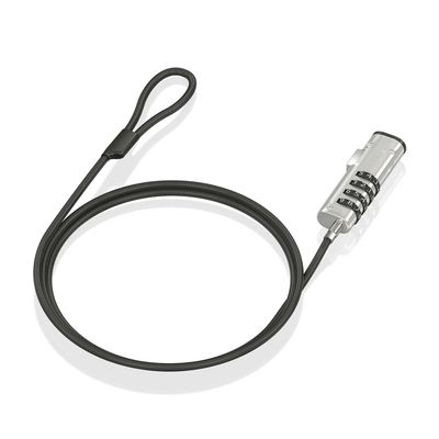 AISENS Safety Cable ASLK-D50N05-BK 1.5 m