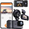 1080P FHD WiFi Car Dash Cam, Car Driving Recorder Whit Front and Rear Inside HD Night Vision G-Sensor Loop Recording APP Remote 170Wide Angle 24H Parking Mode (Num.B-No-WiFi F+R) view 1