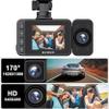 1080P FHD WiFi Car Dash Cam, Car Driving Recorder Whit Front and Rear Inside HD Night Vision G-Sensor Loop Recording APP Remote 170Wide Angle 24H Parking Mode (Num.B-No-WiFi F+R) view 2