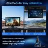 4-Channel 1080P Backup Camera for Truck/RV/Semi Trailer/Van/Cars 10.2inch Touch Monitor with DVR Recording/Playback/Bluetooth/FM Radio/Music/Video Player view 4