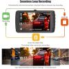 1080P FHD WiFi Car Dash Cam, Car Driving Recorder Whit Front and Rear Inside HD Night Vision G-Sensor Loop Recording APP Remote 170Wide Angle 24H Parking Mode (Num.C-No-WiFi F) view 3