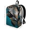 BTCOWZRV Backpack Travel Laptop Backpack for Men Women Penguin Swimming in The Ocean Casual Daypack Adjustable Lightweight Computer Bag view 2