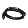 YIQTAO USB to MINI-DIN 4 PIN ADAPTER RS232 CABLE for EQUATORIAL Mount COMMUNICATION to PC(8M,DB9-MINI DIN) view 2