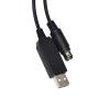 YIQTAO USB to MINI-DIN 4 PIN ADAPTER RS232 CABLE for EQUATORIAL Mount COMMUNICATION to PC(8M,DB9-MINI DIN) view 4